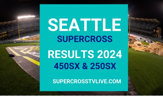 Seattle AMA Supercross 2024 Results
