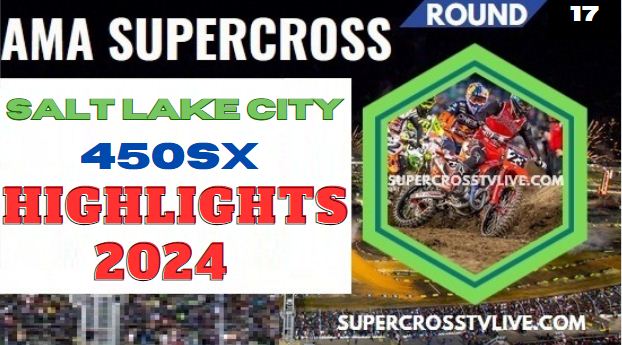 Supercross Salt Lake City 450SX Highlights 2024
