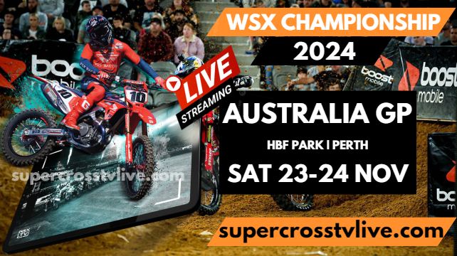 [Rd -2] Australia Grand Prix World Supercross Championship Live Stream 2024 slider