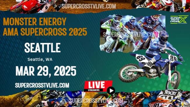 2025 Seattle Supercross Round #11 Live Stream | Full Replay slider