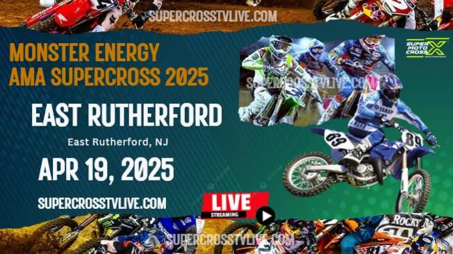 2025 East Rutherford Supercross Round #14 Live Stream | Full Replay