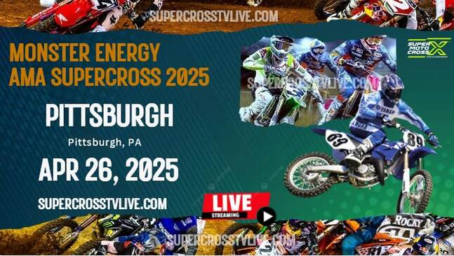 2025 Pittsburgh Supercross Round #15 Live Stream | Full Replay